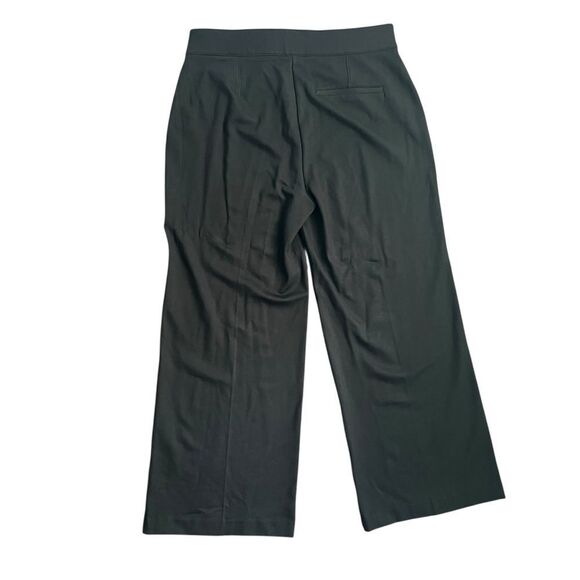 Spanx Black Ponte Wide Leg Pants 1X | Pull On Stretch Business Casual - Picture 7 of 11